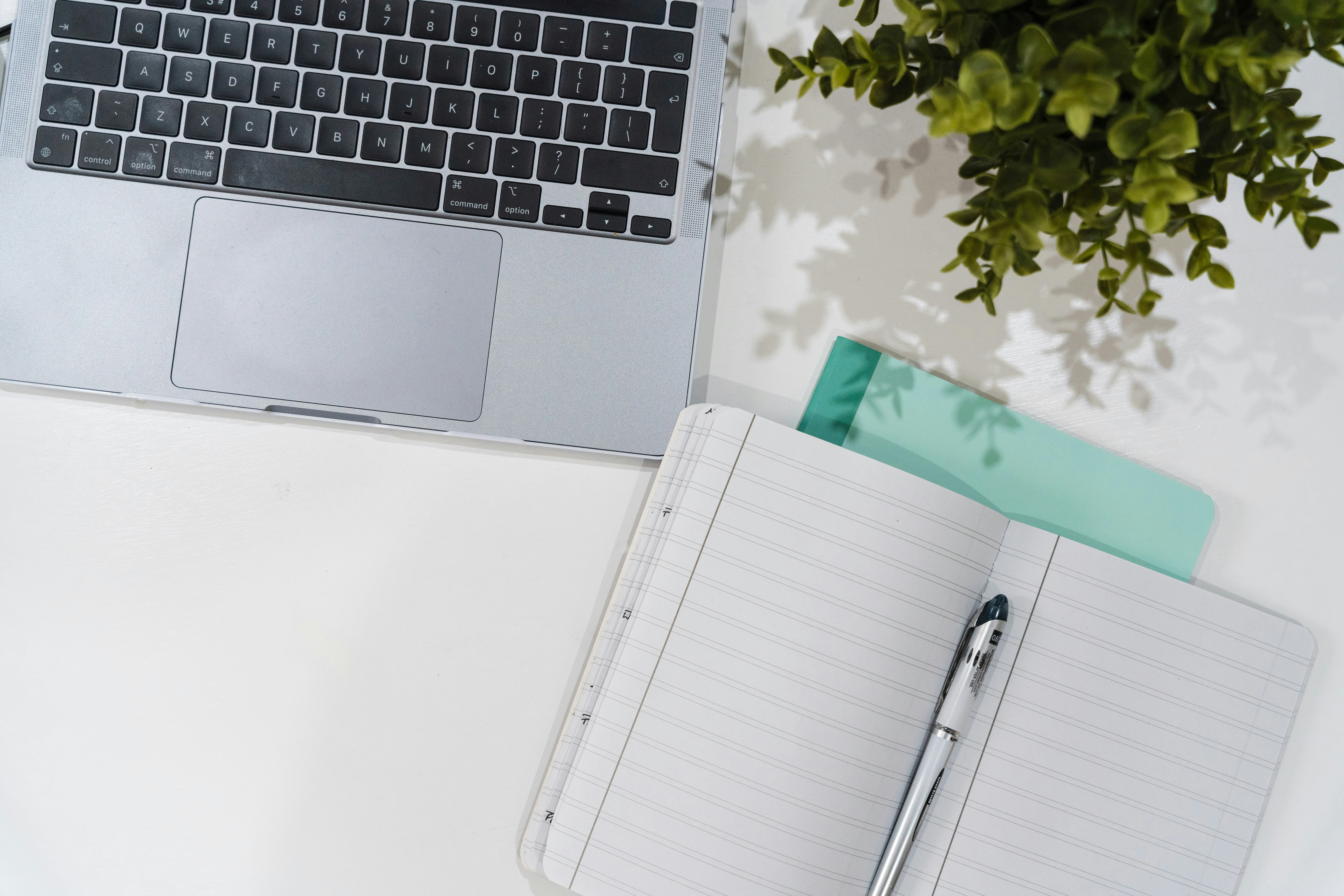 Laptop showing invoice